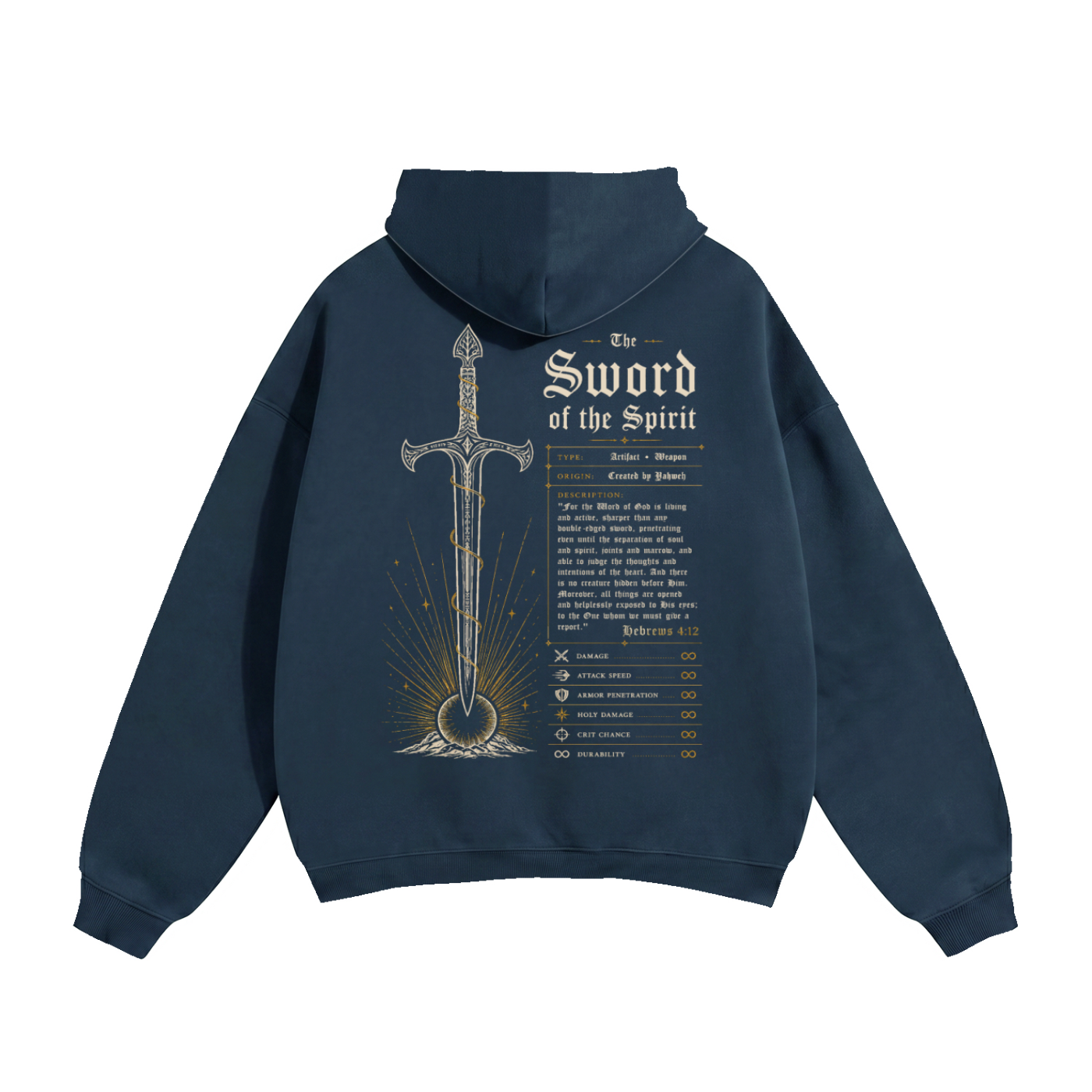 Sword of the Spirit Artifact Premium Oversized Hoodie