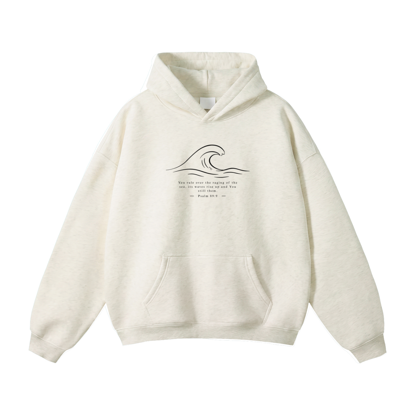 Stilled Wave Premium Oversized Hoodie