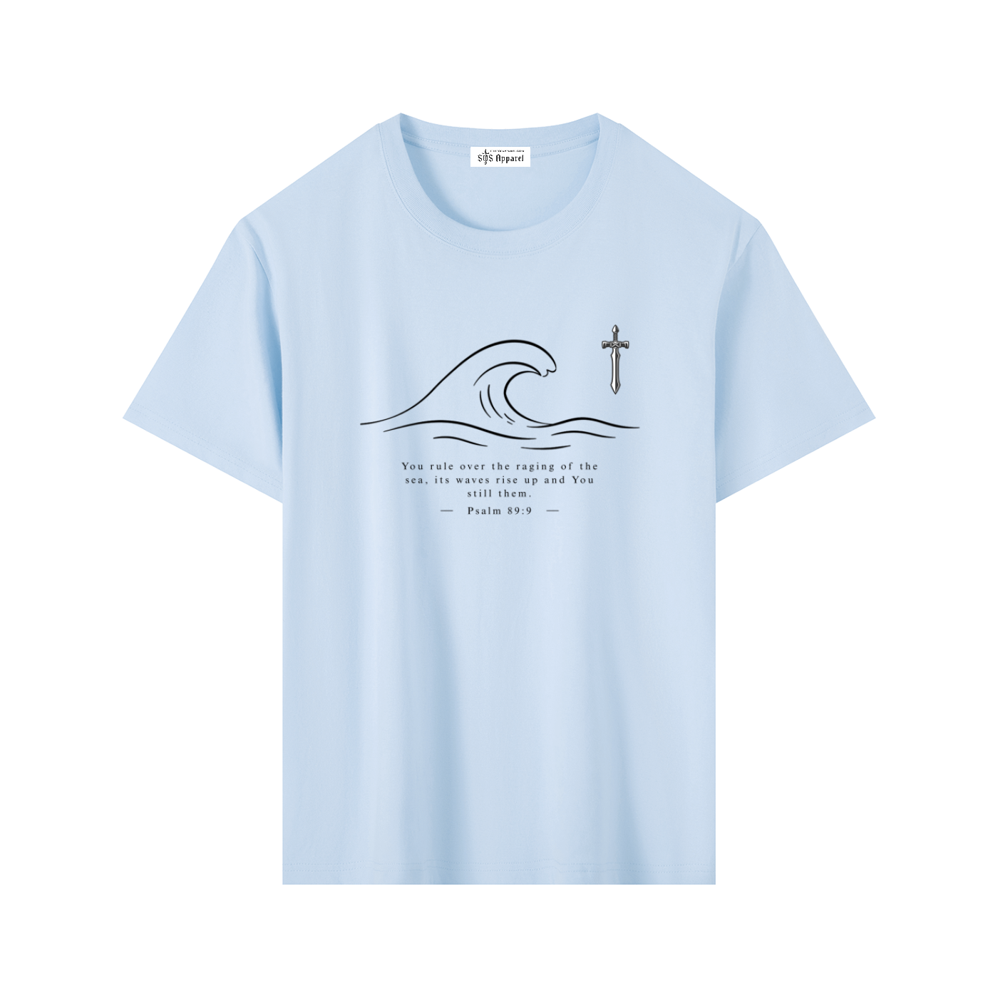 Stilled Waves Premium Cotton Tee
