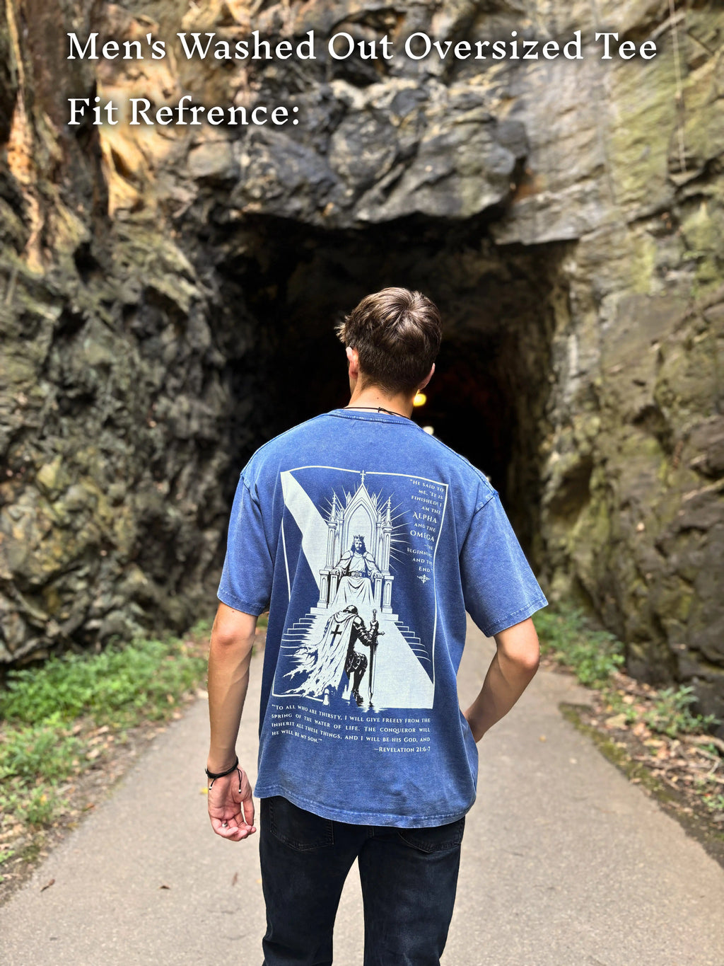The Return of the King Washed Out Oversized Tee