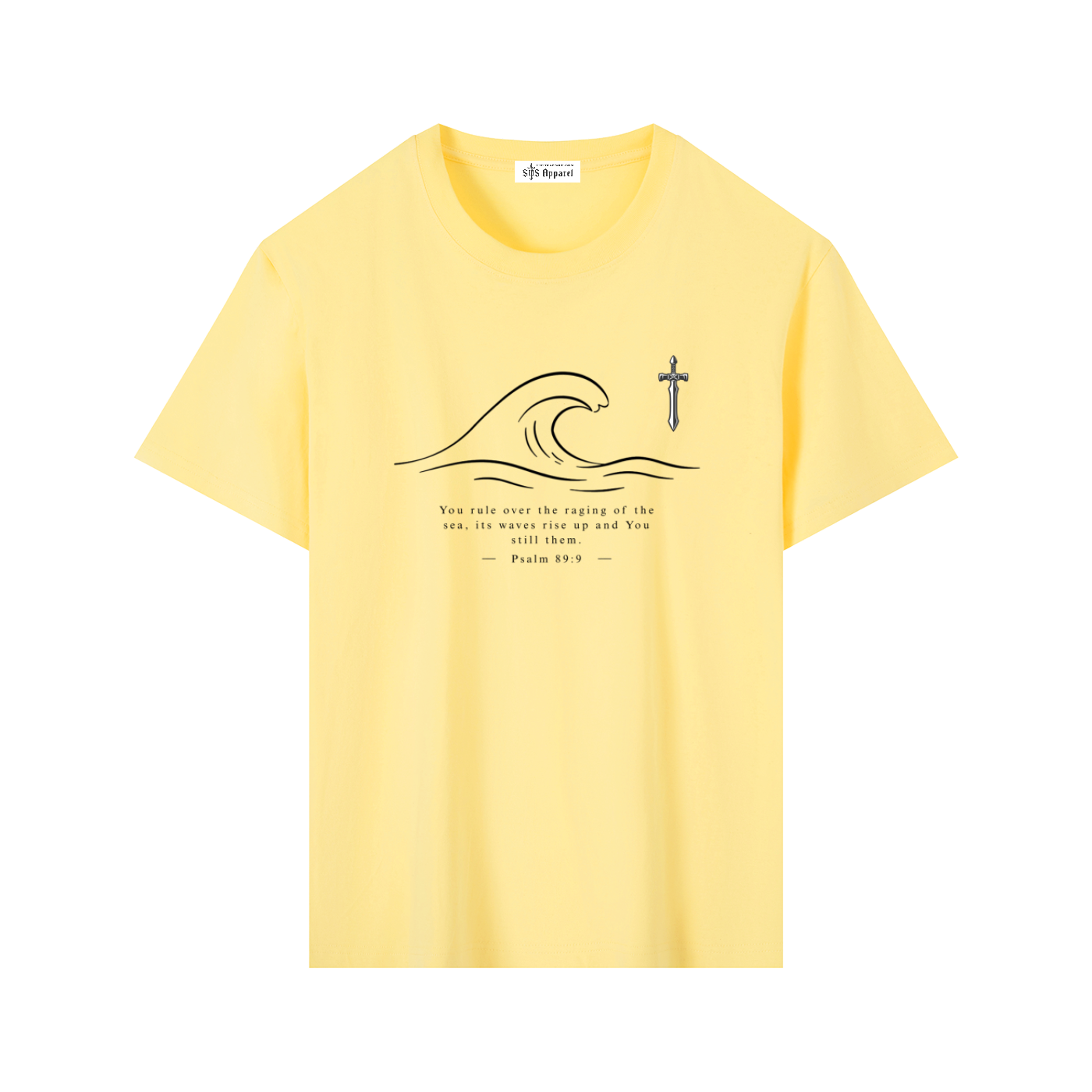 Stilled Waves Premium Cotton Tee