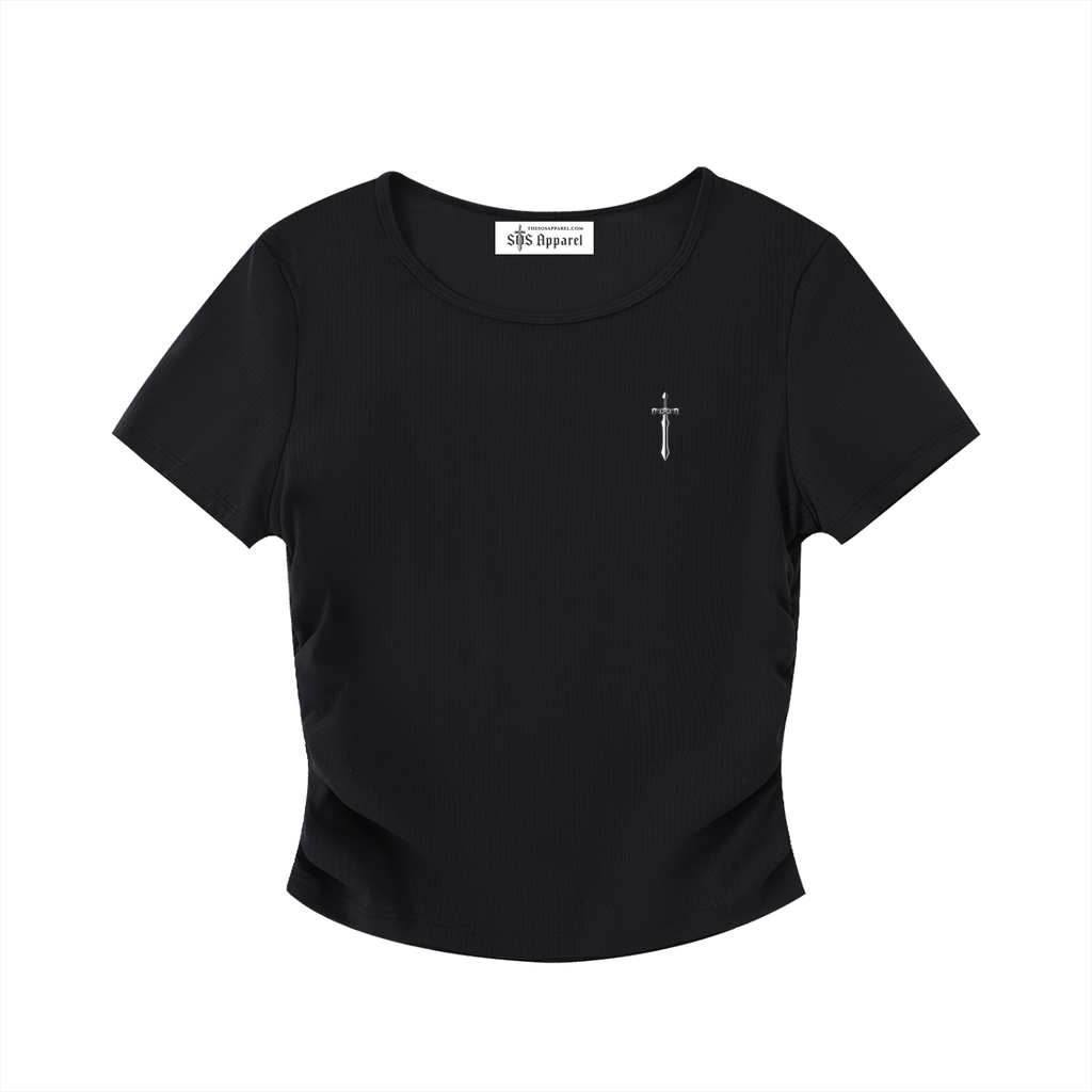 SOS Apparel Ruched Athletic Top
