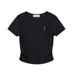 SOS Apparel Ruched Athletic Top