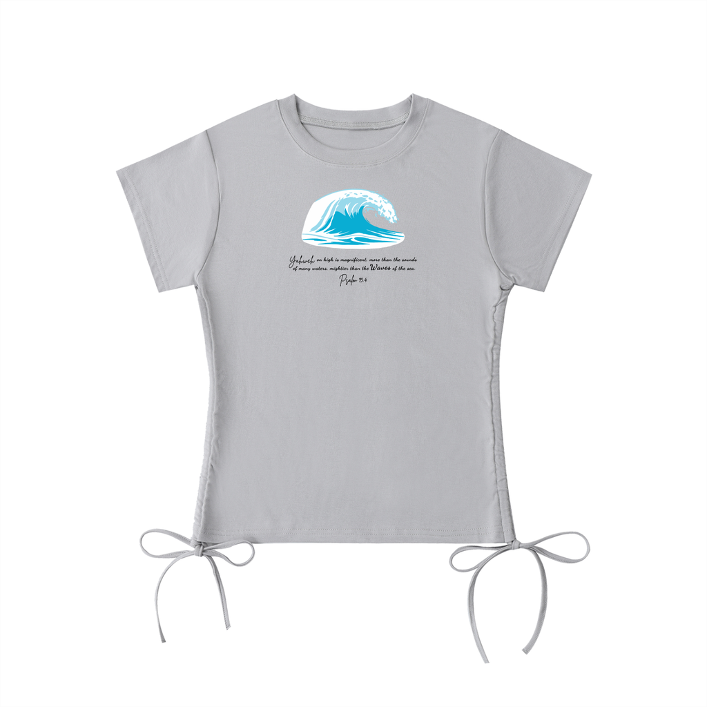 The Wave Elegant Drawstring Top