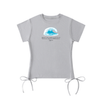 The Wave Elegant Drawstring Top