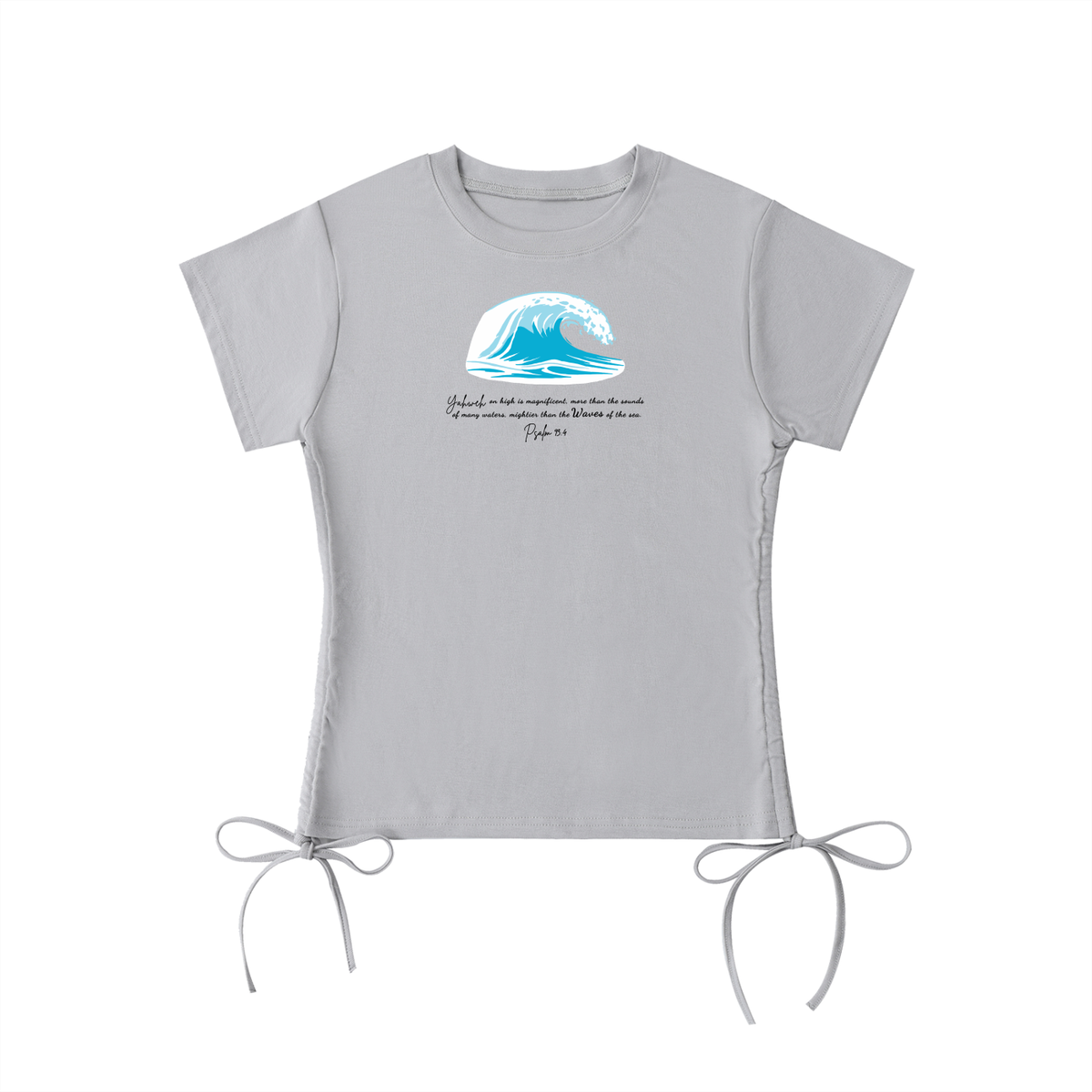The Wave Elegant Drawstring Top