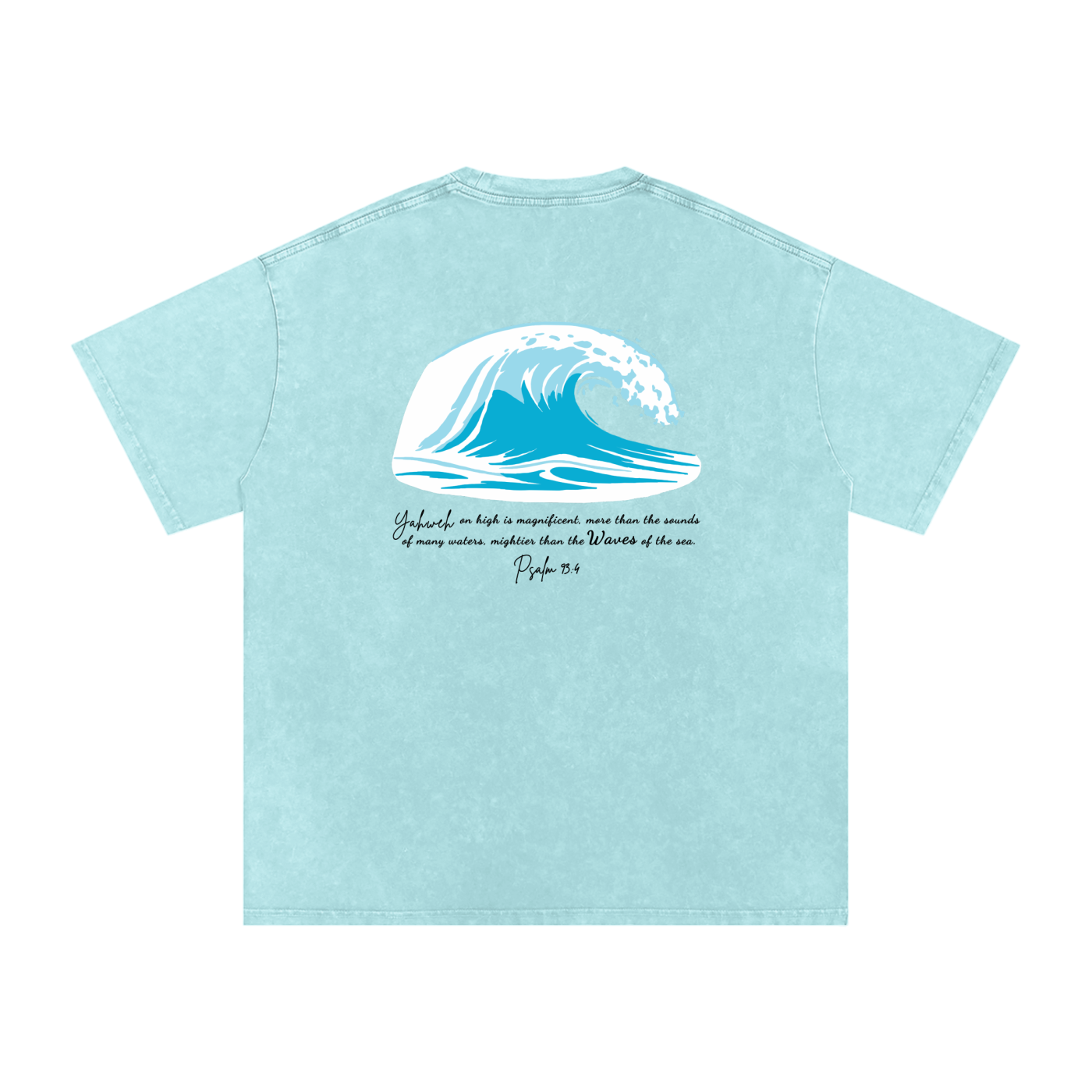 Wave Washed Out Oversized Tee