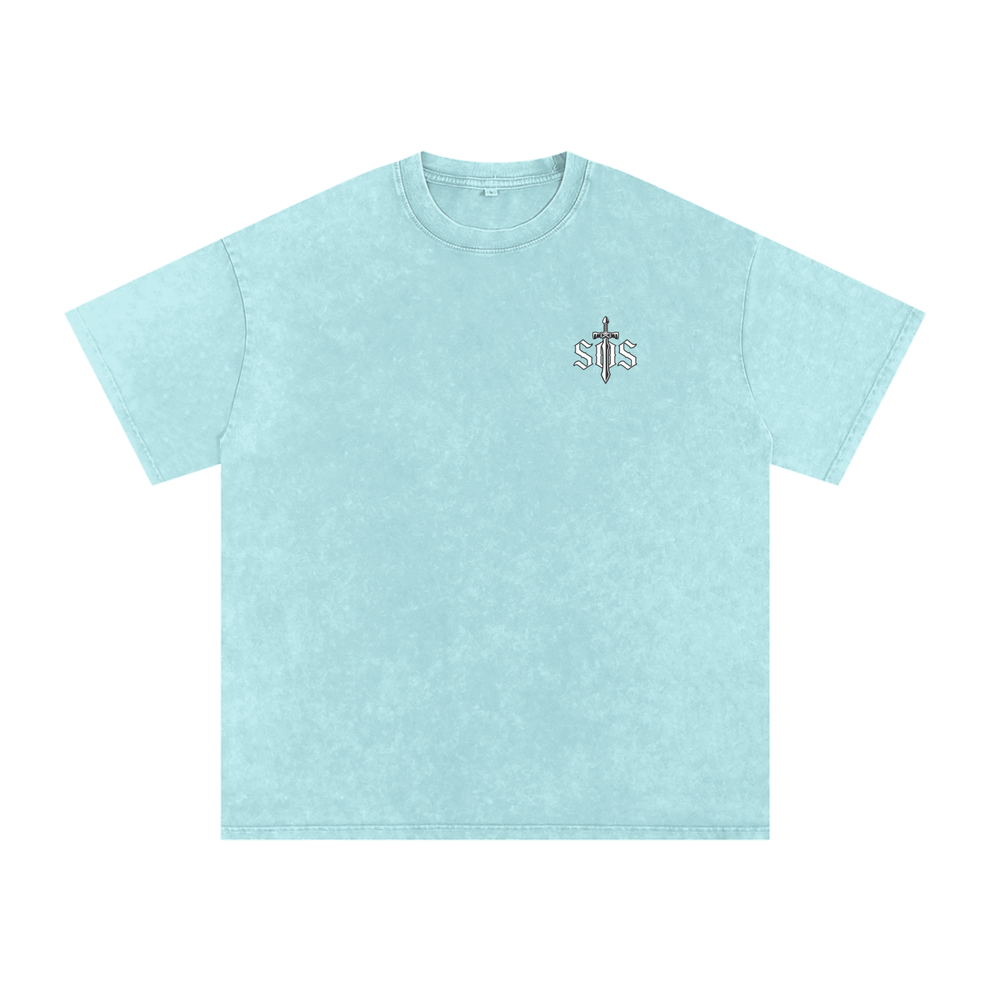 Stilled Waves Washed Out Oversized Tee