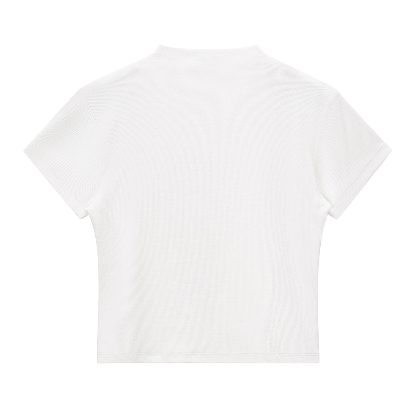 Stilled Wave Slim-Fit Mock Neck Top