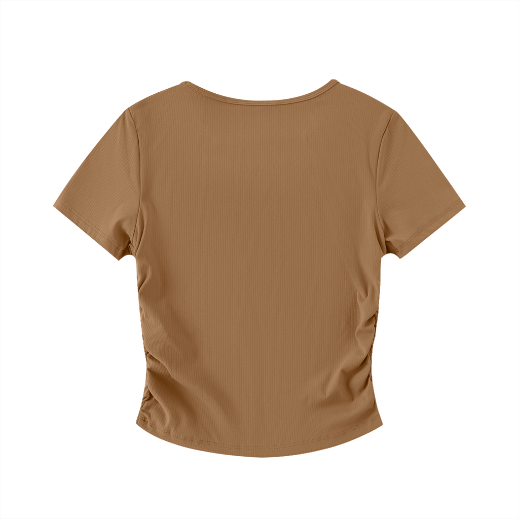 SOS Apparel Ruched Athletic Top