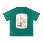 Rider coming with angels