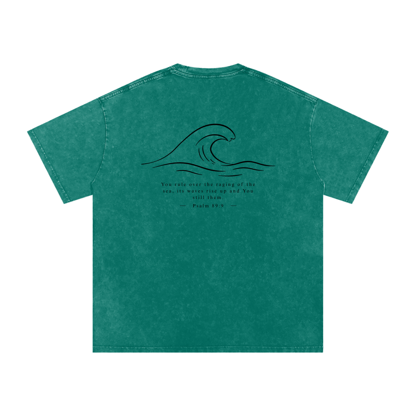 Stilled Waves Washed Out Oversized Tee