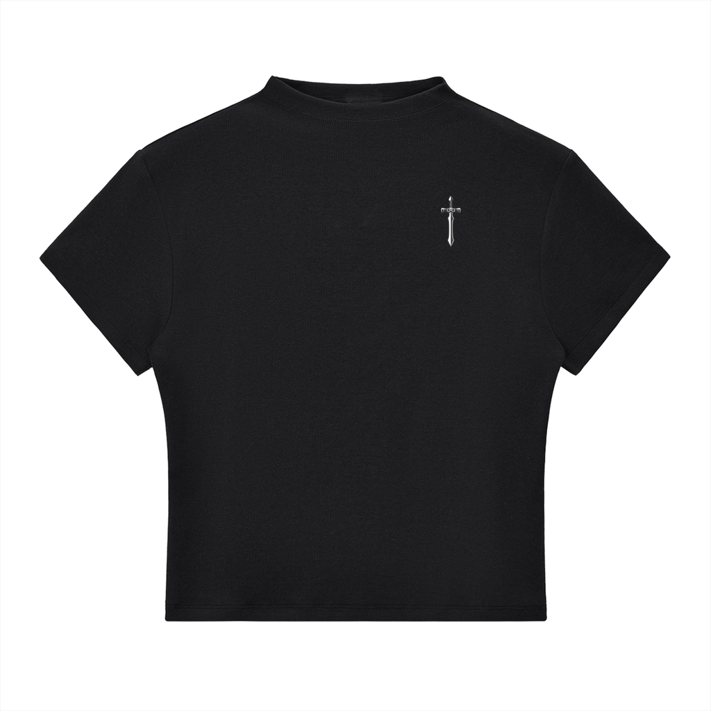 SOS Apparel Slim-Fit Mock Neck Top