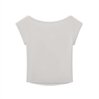 Stilled Waves Slim-Fit Wide Neck Top