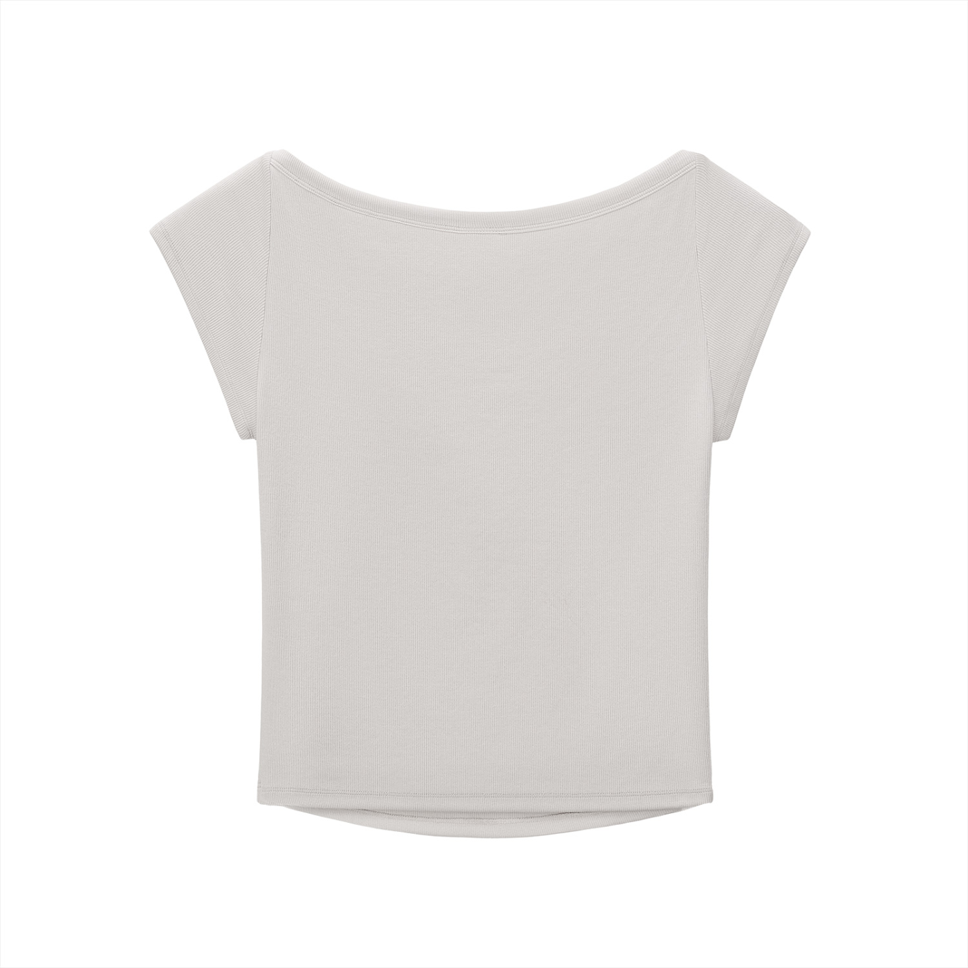 Stilled Waves Slim-Fit Wide Neck Top