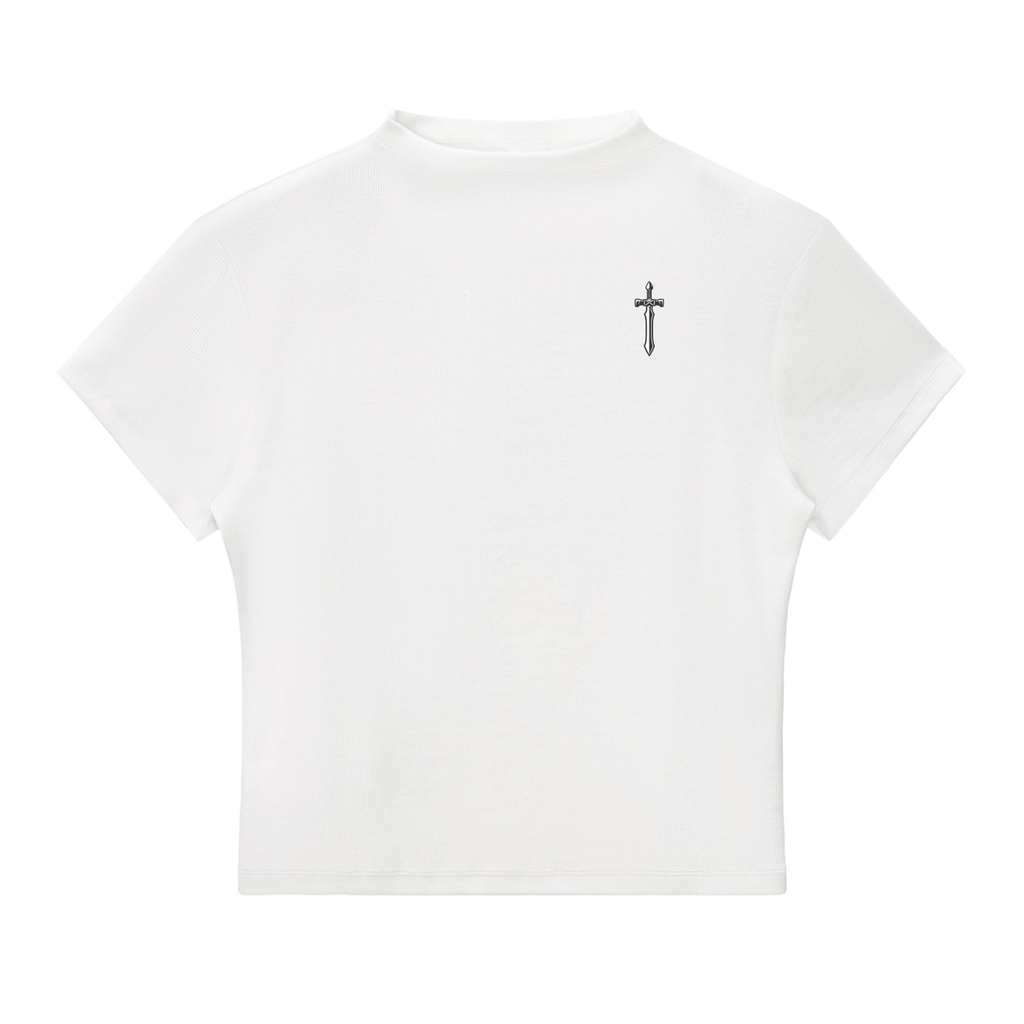 SOS Apparel Slim-Fit Mock Neck Top
