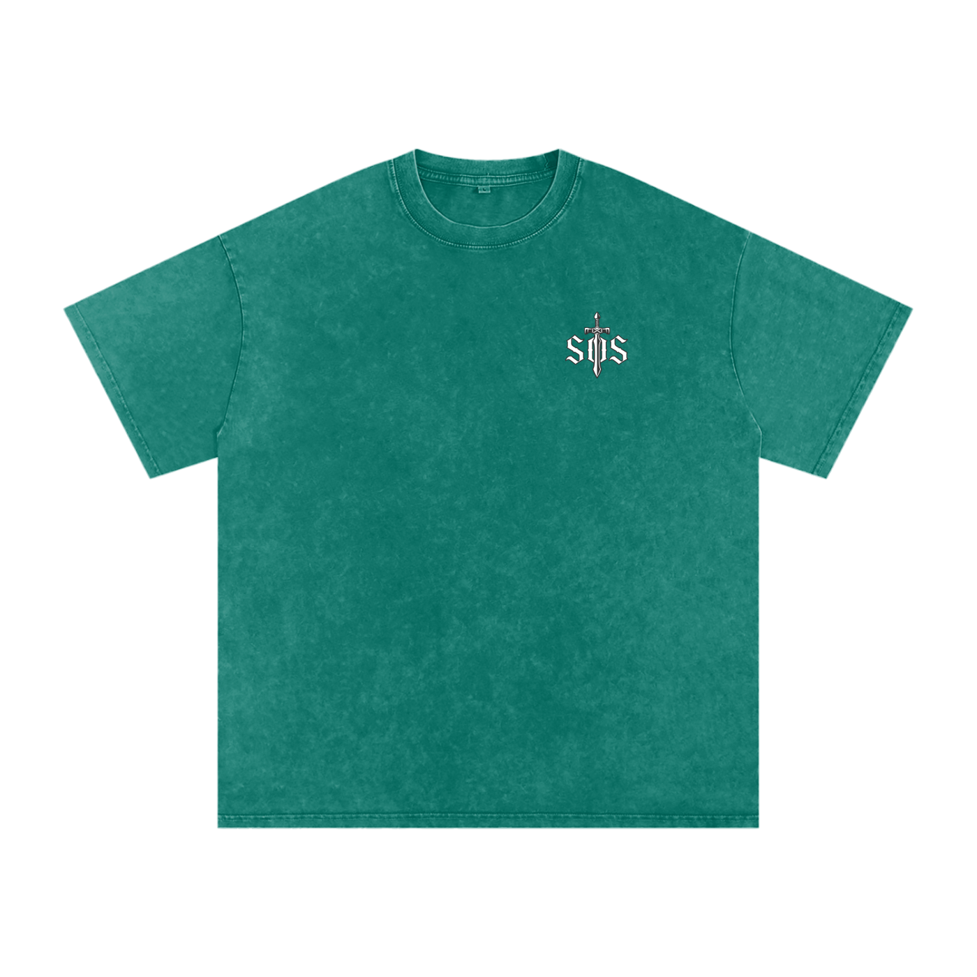 Stilled Waves Washed Out Oversized Tee