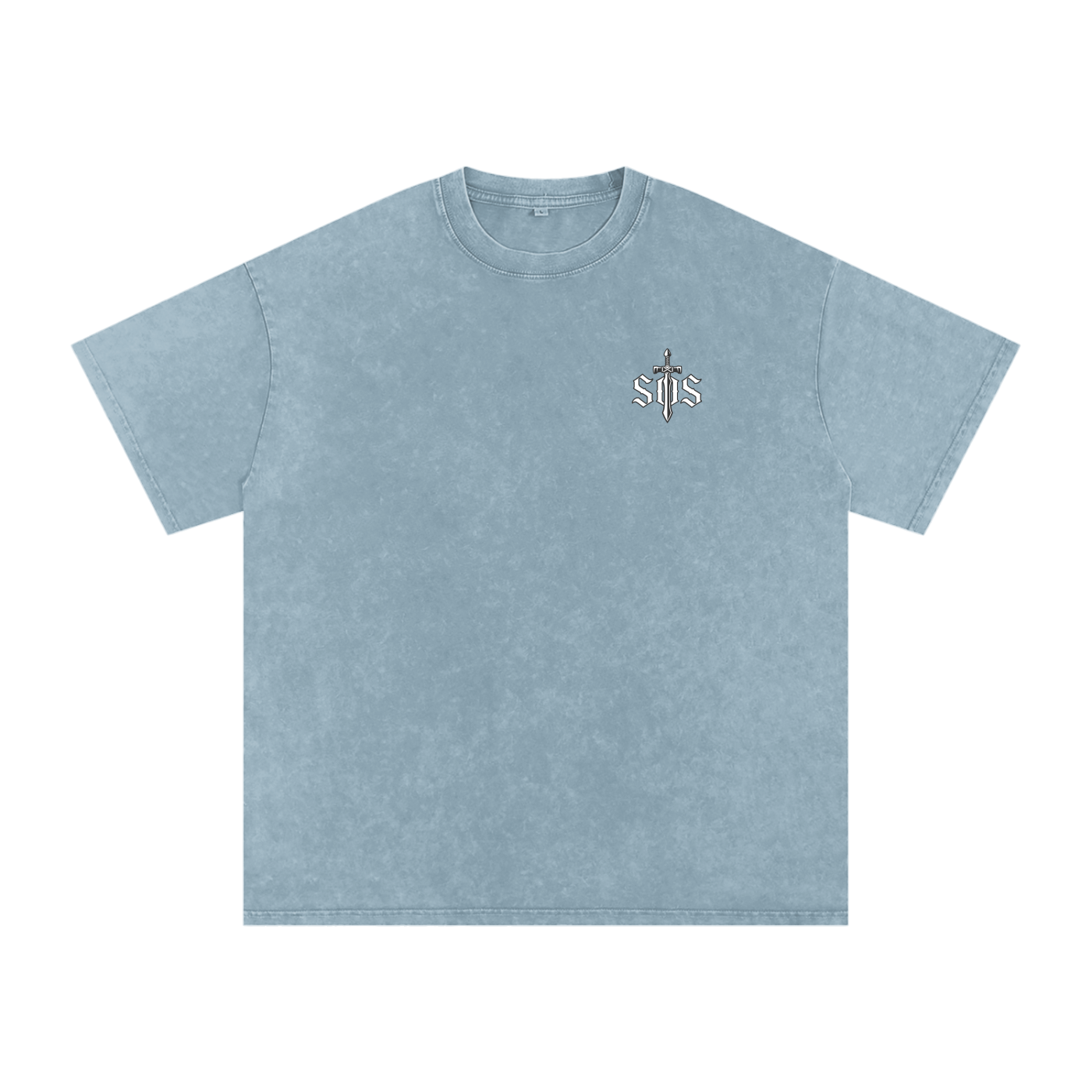 Stilled Waves Washed Out Oversized Tee