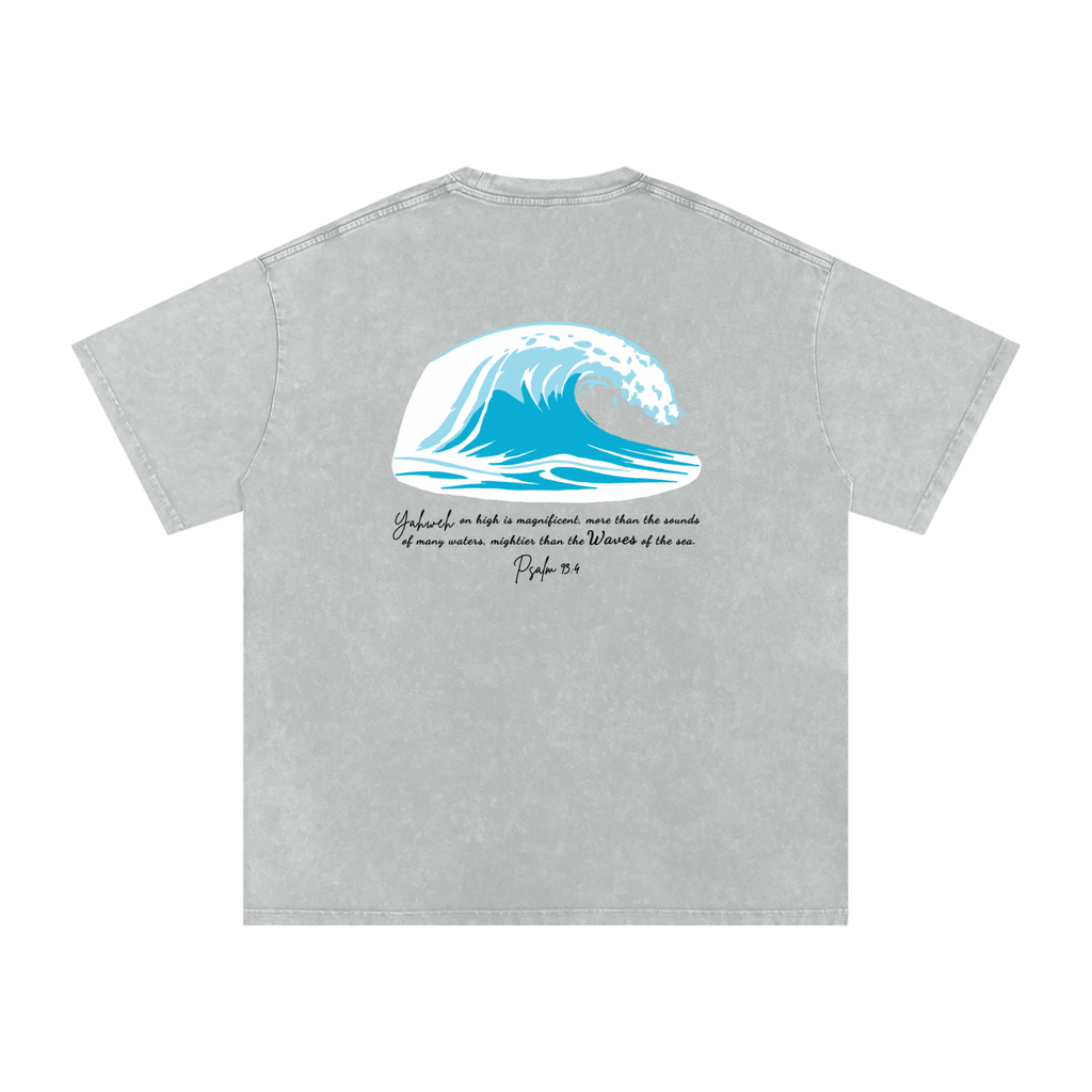 Wave Washed Out Oversized Tee