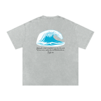 Wave Washed Out Oversized Tee