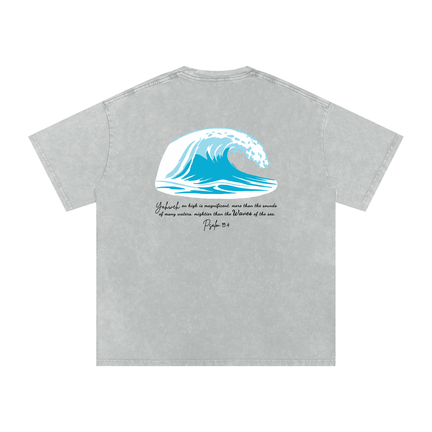 Wave Washed Out Oversized Tee