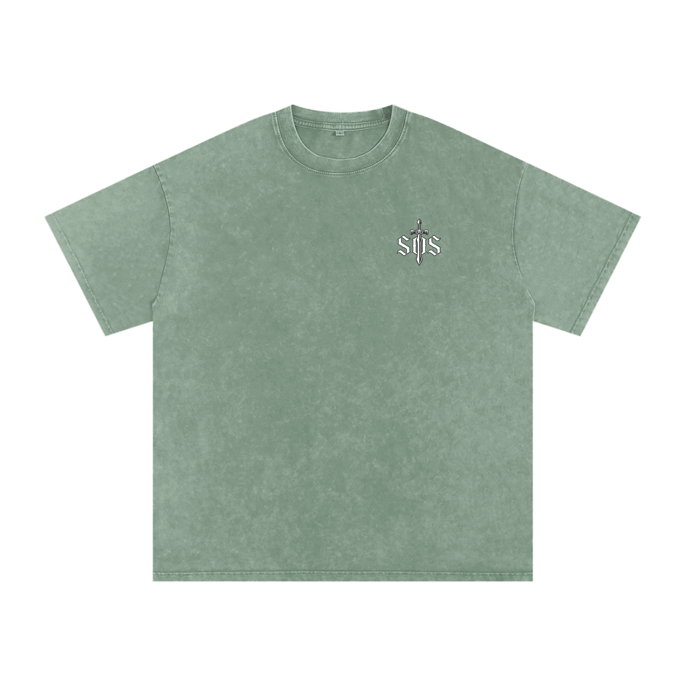 Stilled Waves Washed Out Oversized Tee