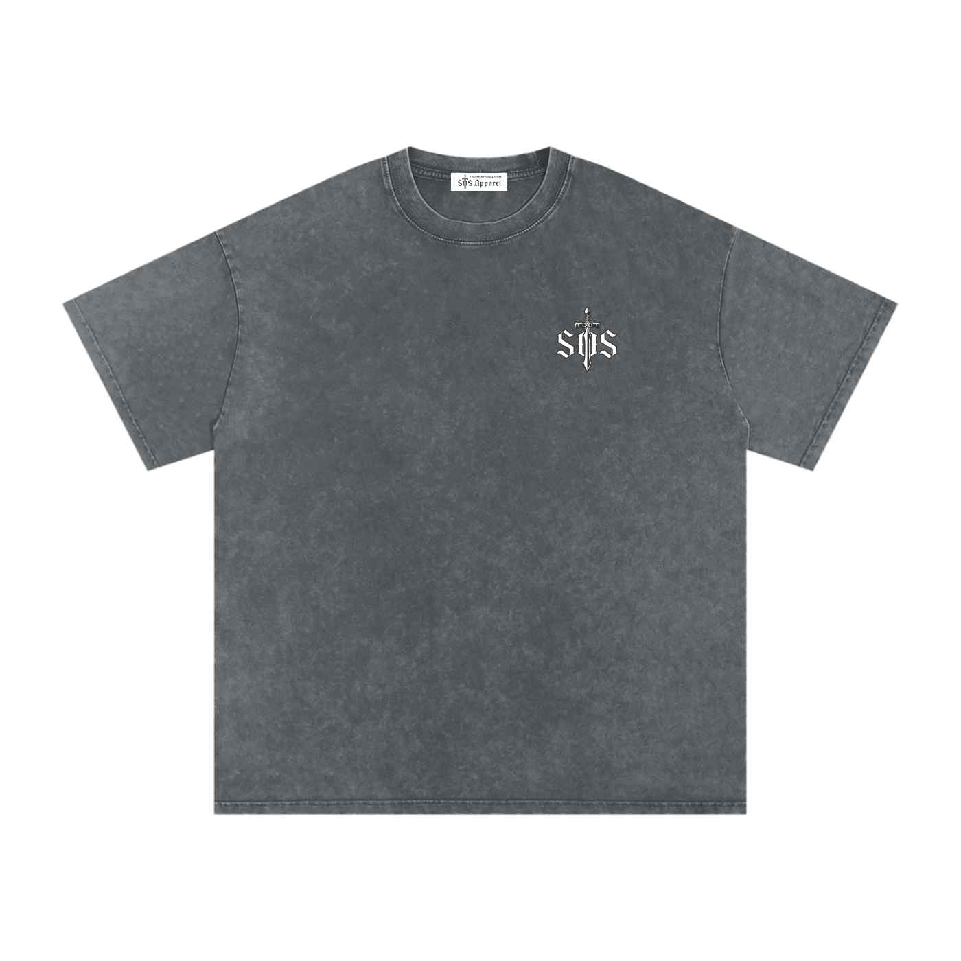 Root Cross Washed Out Oversized Tee