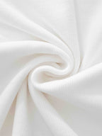 Stilled Wave Slim-Fit Wide Neck Top